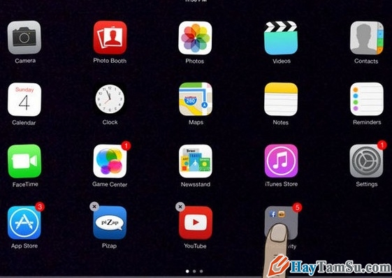 Hình 6 - sắp xếp icon iPhone
