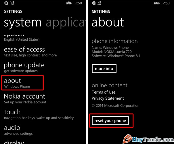 Hình 5 - Cách tạo tài khoản Microsoft cho Windows Phone