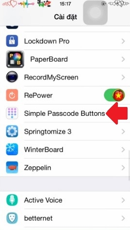 Hình 6 - Thay bàn phím số PassCode bằng hình ảnh trên iPhone, iPad