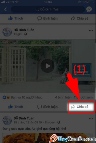 Hai cách tải Video từ Facebook về điện thoại iPhone, iPad + Hình 16